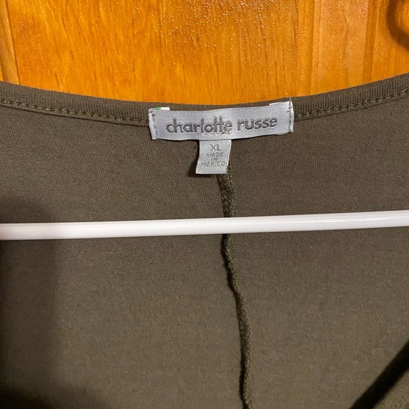 Charlotte Russe long sleeve  bodysuit size XL - Picture 7 of 7